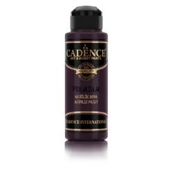 CADENCE Premium 1296 Farba akrylowa półmatowa 70ml / ŚLIWKA PLUM MURDUM